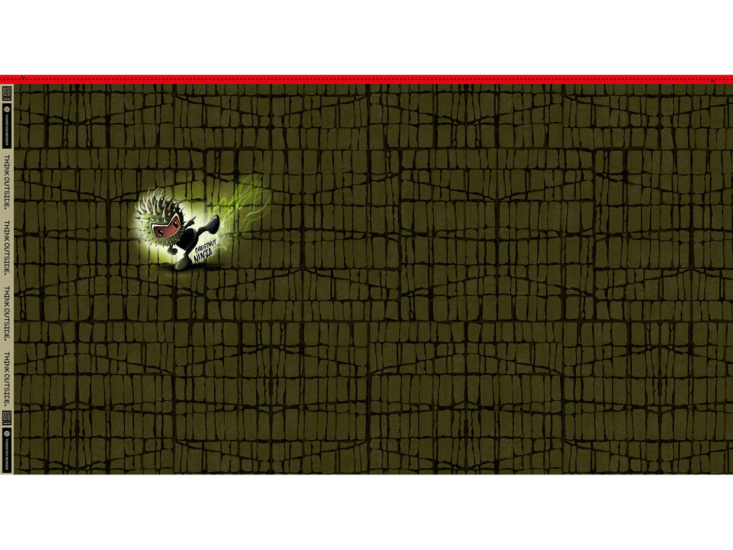 French Terry PANEL - Thorsten Berger Chestnut Friends - Chestnut Ninja