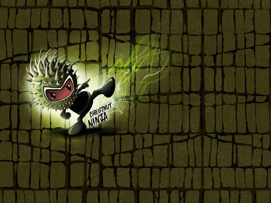 French Terry PANEL - Thorsten Berger Chestnut Friends - Chestnut Ninja