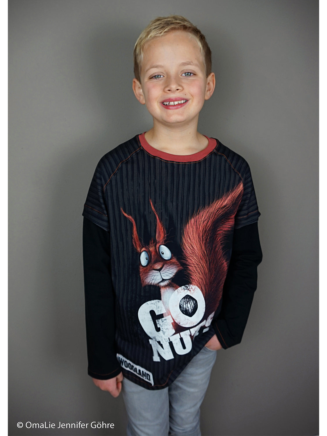 PANNEAU French Terry - Thorsten Berger Chestnut Friends - Easy Rider