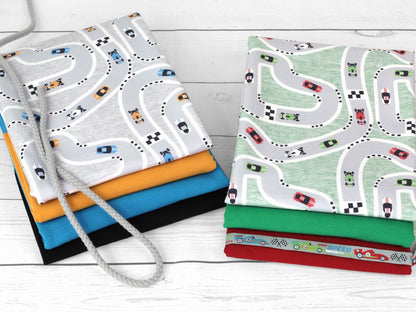 stoff-french-terry-sweat-sommersweat-rennauto-auto-fahrbahn-meliert-serie