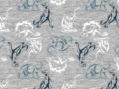 stoff-french-terry-sweat-sommersweat-unangeraut-kathi-kunterbunt-dino-dinosaurier-meliert-grau