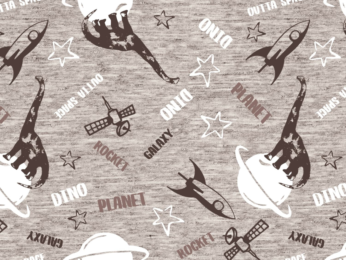 stoff-french-terry-sweat-sommersweat-unangeraut-kathi-kunterbunt-dino-dinosaurier-outta-space-meliert-braun-2