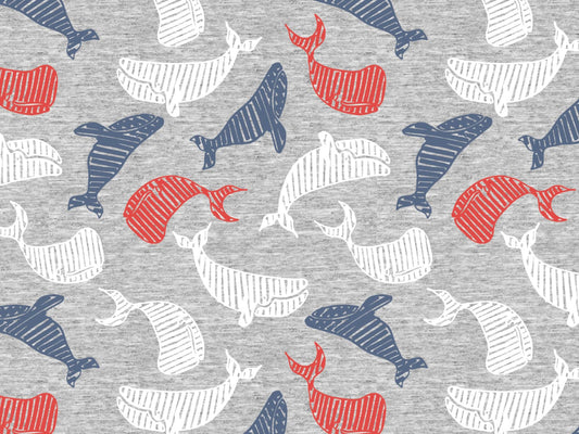 stoff-french-terry-sweat-sommersweat-unangeraut-maritim-nautical-sommer-grau-meliert-wal-blau-rot-weiss