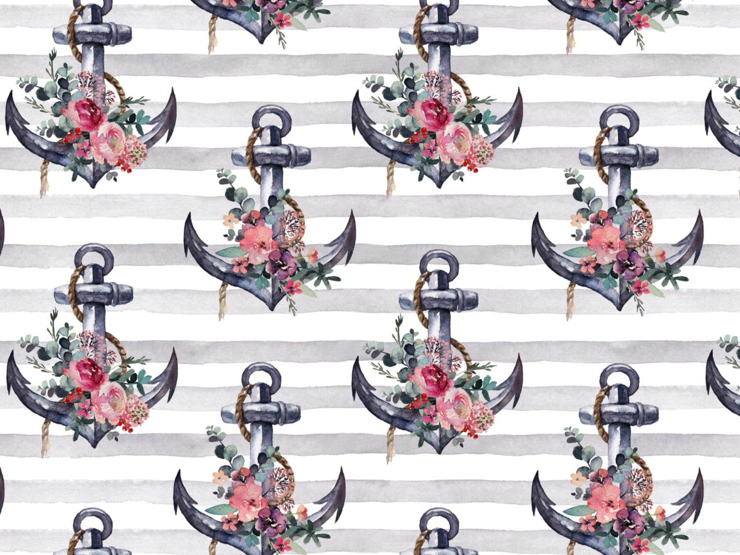 stoff-french-terry-sweat-sommersweat-unangeraut-watercolor-aquarell-anker-anchor-maritim-nautical-streifen-stripes-blumen-flower-grau