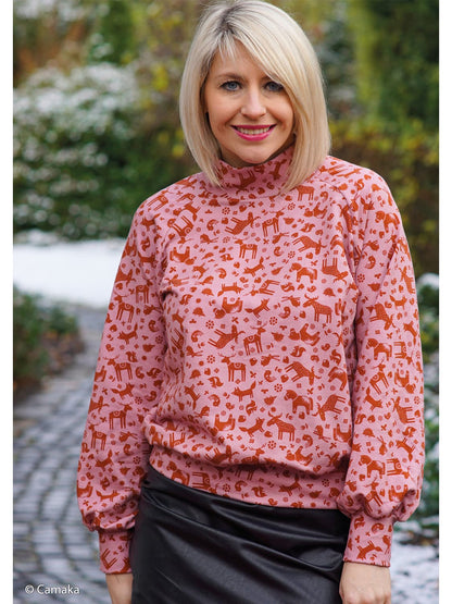 stoff-french-terry-unangeraut-baumwolle-swafing-bienvenido-colorido-moozie-woozie-2