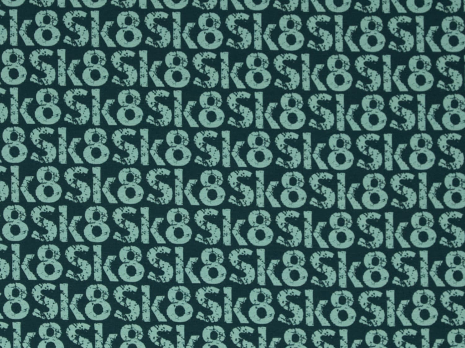 stoff-french-terry-unangeraut-baumwolle-swafing-lycklig-design-skate-sk8-petrol-mint-2