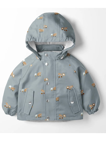 stoff-jackenstoff-regenmantel-wasserabweisend-baufahrzeuge-auto-hellblau-2