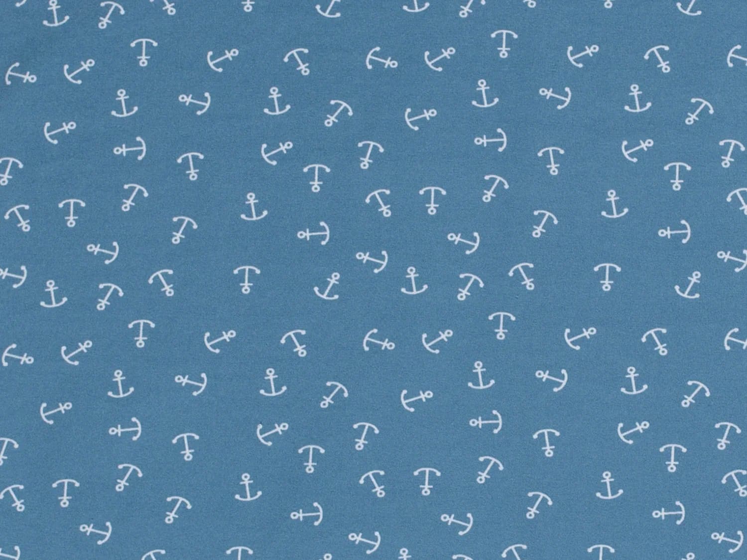 stoff-jersey-baumwolle-baumwolljersey-anker-qreuz-und-quer-anchor-maritim-marine-nautical-helles-jeansblau-weiss