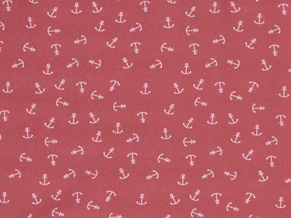 stoff-jersey-baumwolle-baumwolljersey-anker-qreuz-und-quer-anchor-maritim-marine-nautical-korallenpink-weiss