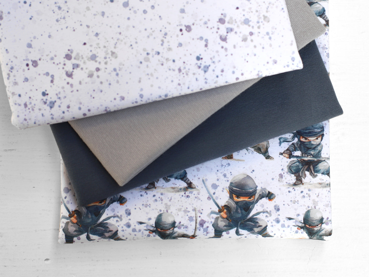 Jersey Fabric - Festive Friends - Mouse