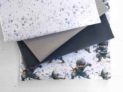 Tissu jersey - Festive Friends - Souris