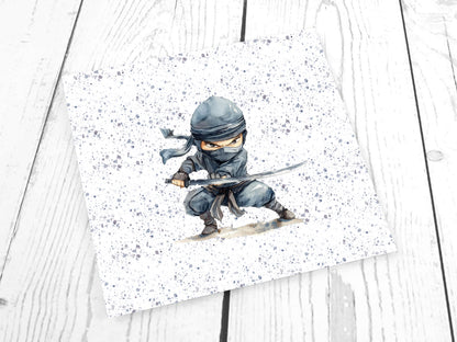Jersey fabric - Frosty Friends PANEL - Christmas tree