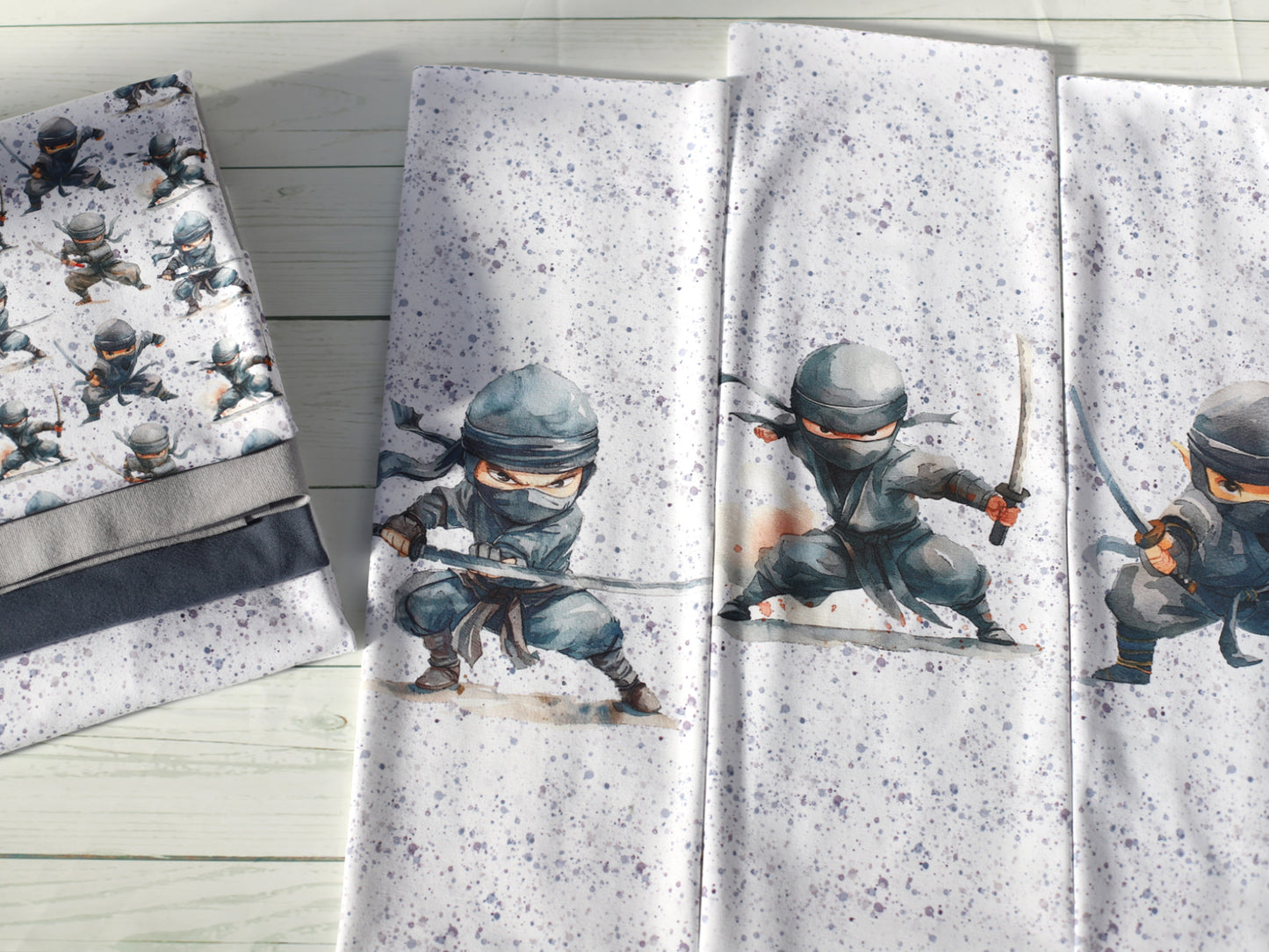 Tissu jersey - Frosty Friends PANEL - Sapin de Noël