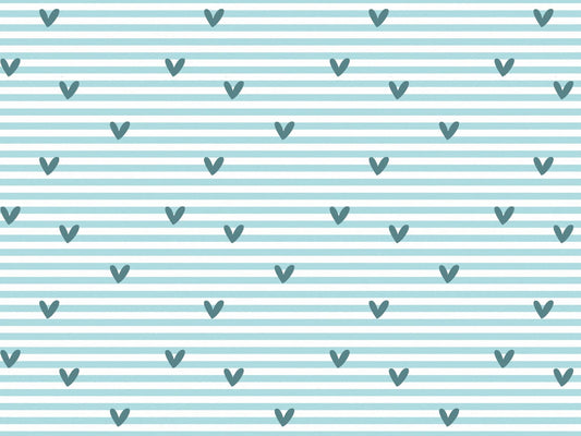stoff-jersey-baumwolle-baumwolljersey-basic-streifen-herzen-stripes-hearts-mint-petrol