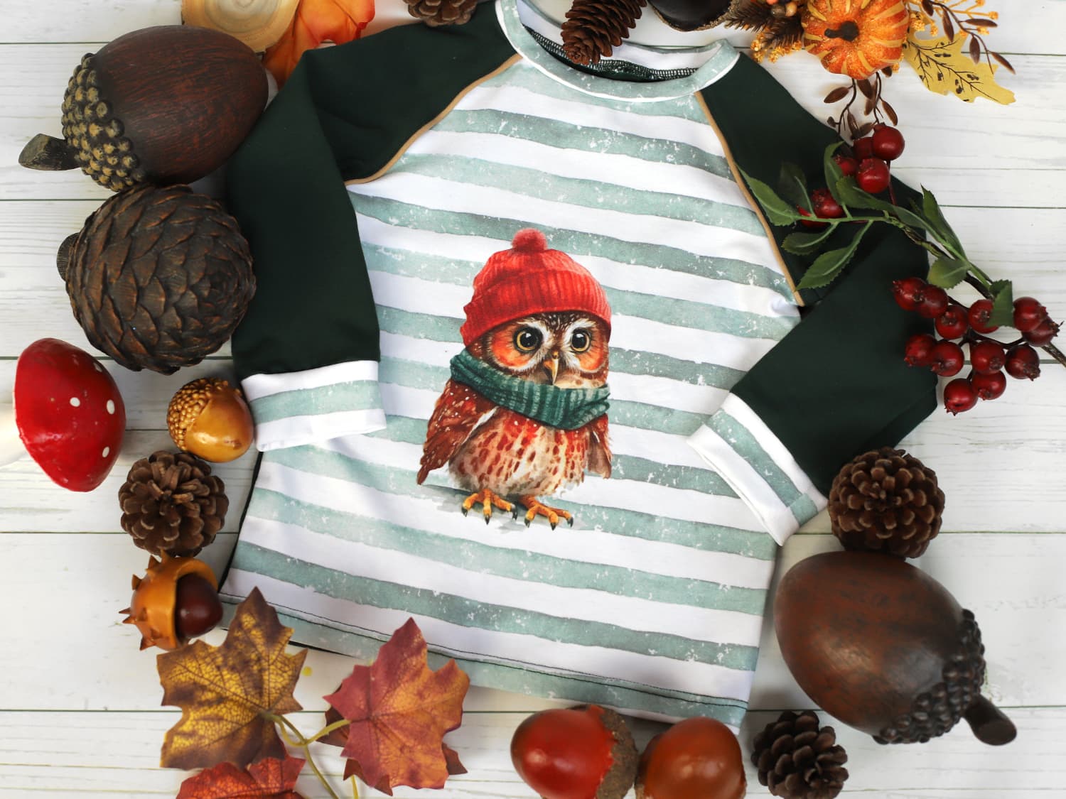 stoff-jersey-baumwolle-baumwolljersey-blaetter-herbst-eule-muetze-schal-serie-4