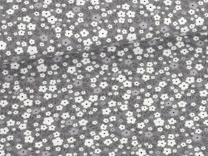 Jersey uni - Jella - gris-bleu