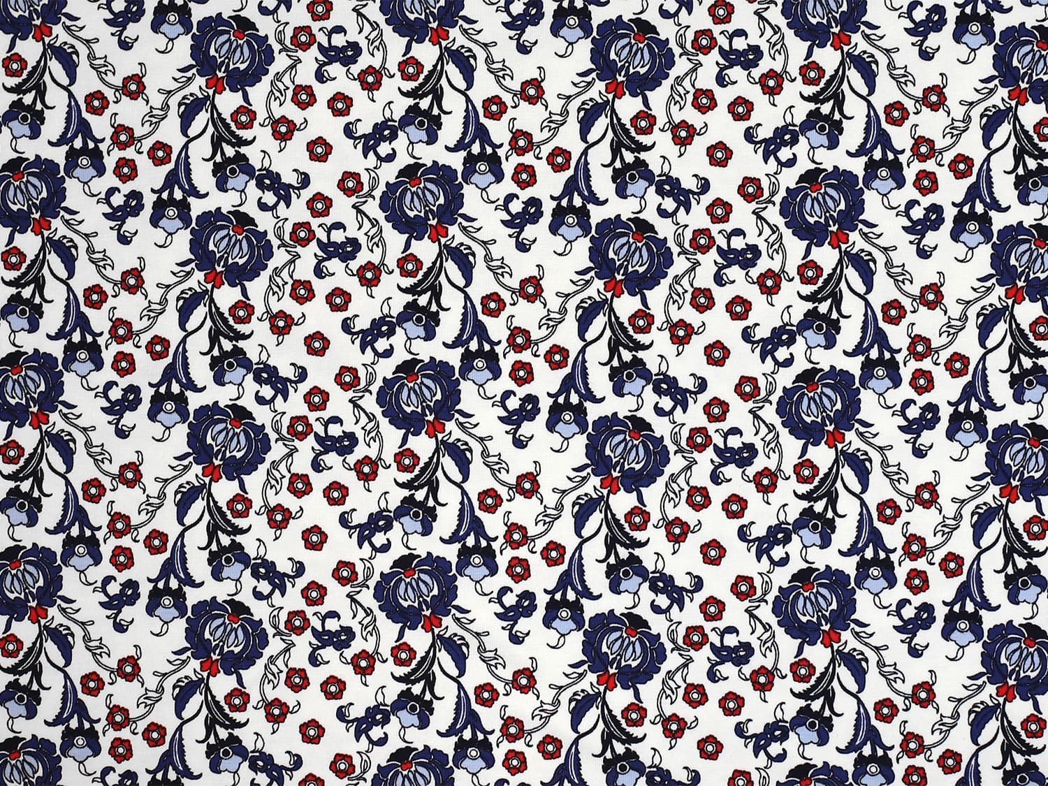 stoff-jersey-baumwolle-baumwolljersey-blumen-floral-ranken-blau-rot