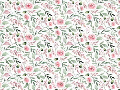 stoff-jersey-baumwolle-baumwolljersey-blumen-watercolor-aquarell-rosa-gruen