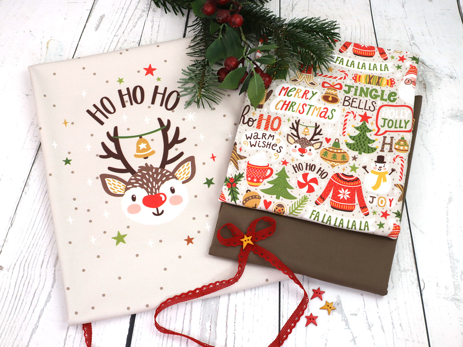 stoff-jersey-baumwolle-baumwolljersey-christmas-party-hohoho-rudolpf-rentier-ugly-sweater-panel-deko