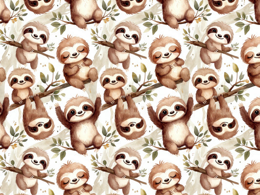 Tissu jersey - Festive Friends - Souris