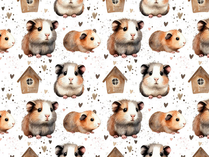 Jersey Stoff - Meerschweinchen