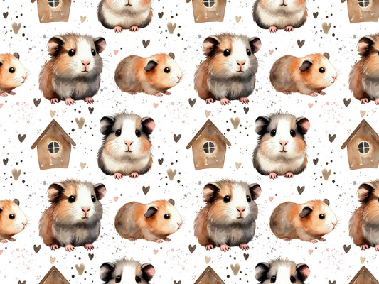 Jersey Stoff - Meerschweinchen