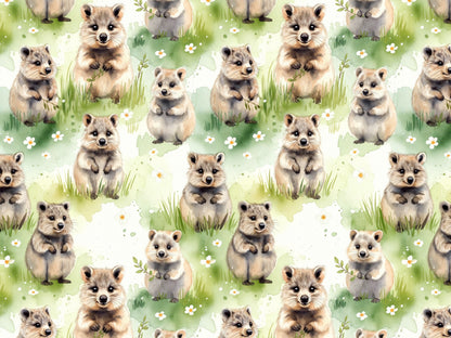 Jersey Stoff - Quokka