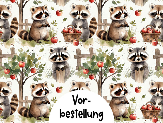 VORBESTELLUNG Jersey Stoff - Kleiner Apfeldieb