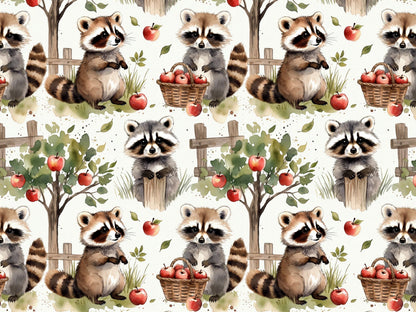 Tissu jersey - Festive Friends - Souris