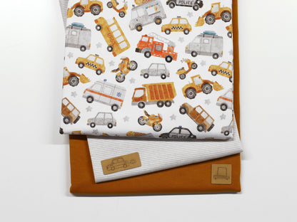 Jersey Fabric - Festive Friends - Mouse