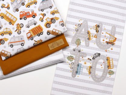 Jersey Fabric - Festive Friends - Mouse