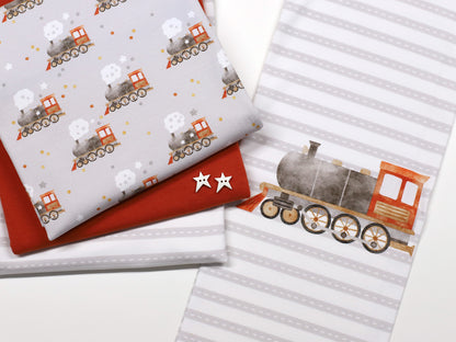 Tissu jersey - Frosty Friends PANEL - Sapin de Noël