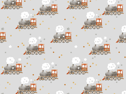 Jersey Fabric - Festive Friends - Mouse