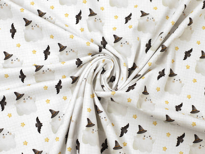 Jersey Fabric - Festive Friends - Mouse