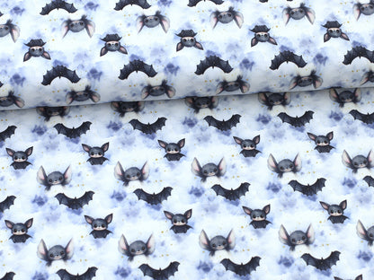 Jersey Fabric - Festive Friends - Mouse