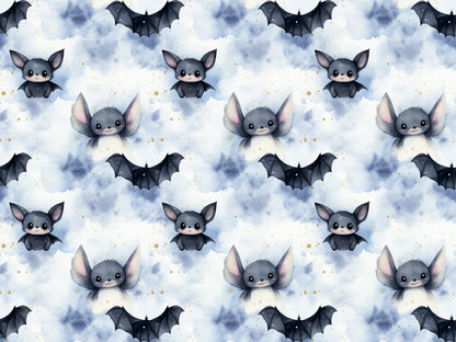 Jersey Fabric - Festive Friends - Mouse