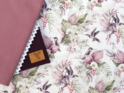 Tissu jersey - Festive Friends - Souris