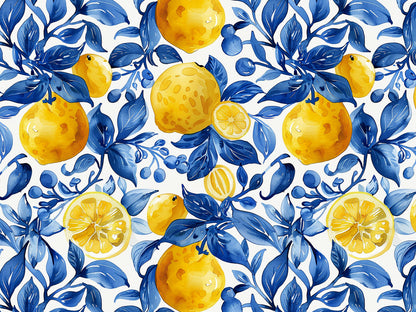 Jersey Stoff - Lemon Garden