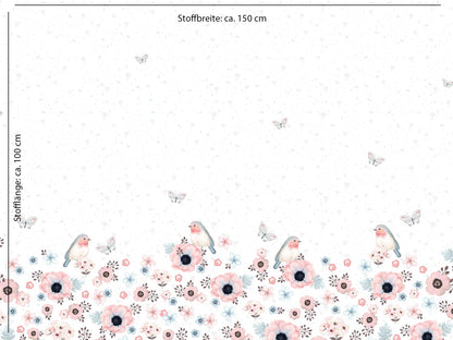 stoff-jersey-baumwolle-baumwolljersey-eigenproduktion-kathi-kunterbunt-little-bird-told-me-panel-borduere-weiss-masse