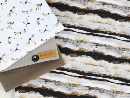 Jersey Stoff - Dragonfly Stripes