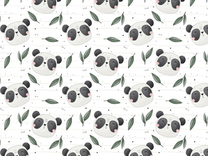 Jersey Stoff - Kleiner Panda