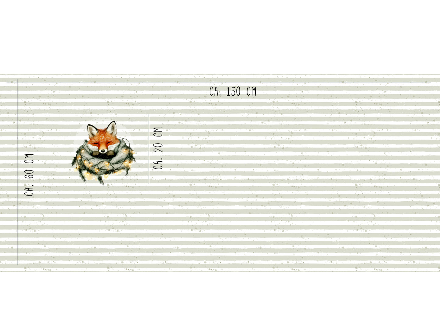 Tissu jersey - PANEL - sirène, rose menthe pâle