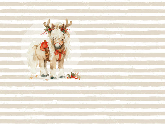 Tissu jersey - PANEL - sirène, rose menthe pâle