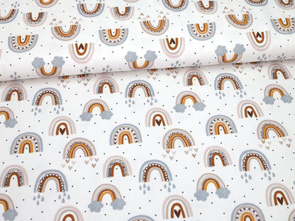stoff-jersey-baumwolle-baumwolljersey-einhorn-unicorn-kombi-regenbogen-rainbow-herzen-tupfen-weiss