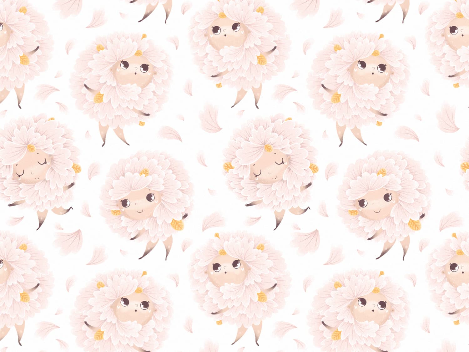 stoff-jersey-baumwolle-baumwolljersey-fruehling-sommer-blumen-flower-bluemchen-flowery-gesicht-weiss-gelb-rosa-2