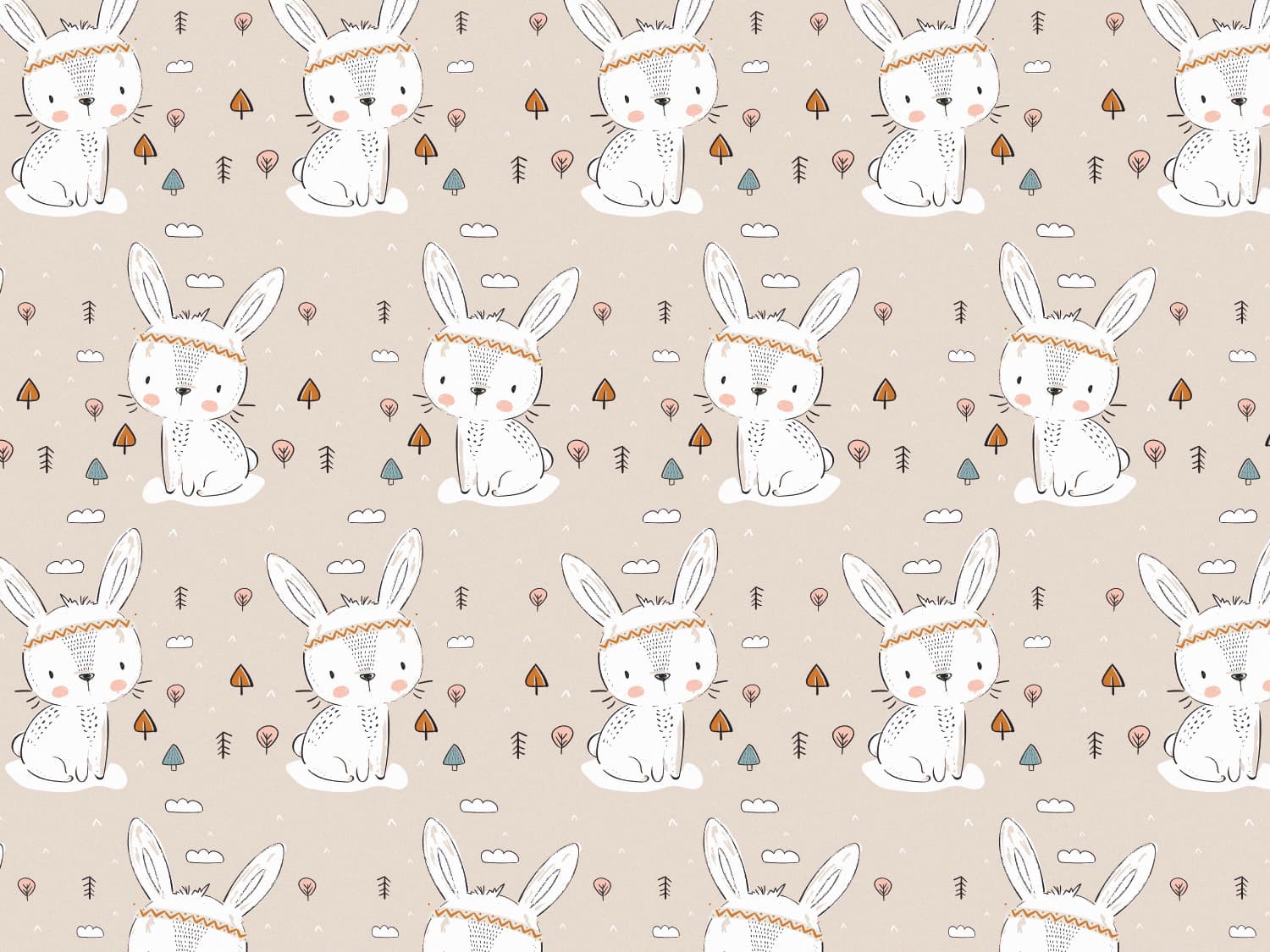stoff-jersey-baumwolle-baumwolljersey-fruehling-sommer-eigenproduktion-kathi-kunterbunt-ostern-indianer-hase-little-one-beige