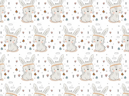 stoff-jersey-baumwolle-baumwolljersey-fruehling-sommer-eigenproduktion-kathi-kunterbunt-ostern-indianer-hase-little-one-weiss