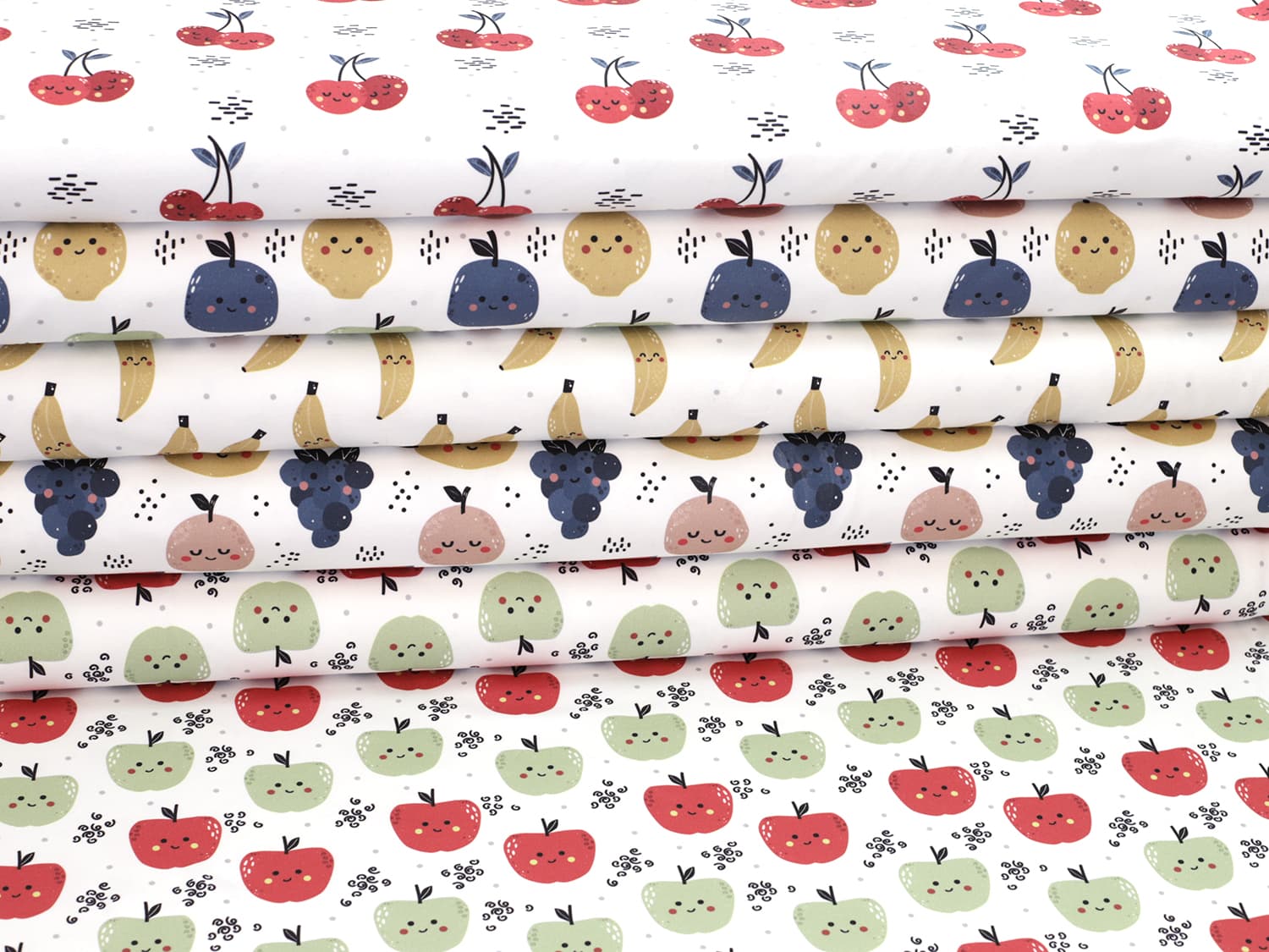 stoff-jersey-baumwolle-baumwolljersey-fruehling-sommer-fruechte-obst-mit-gesicht-kirsche-serie