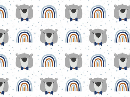 stoff-jersey-baumwolle-baumwolljersey-fruehling-sommer-herbst-waldtiere-tiere-kathi-kunterbunt-little-bear-rainbow-regenbogen-kleckse-grau-blau-senf