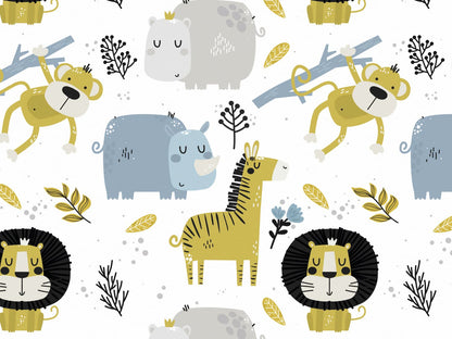 stoff-jersey-baumwolle-baumwolljersey-fruehling-sommer-jungs-wildtiere-tiere-wald-jungel-safari-nashorn-giraffe-loewe-affe-nilpferd